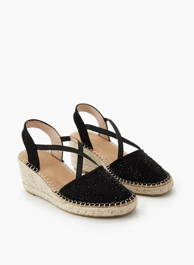 ببرمنة Women Wedge Heel Espadrille Sandals
